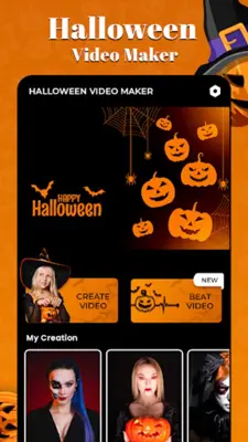 Halloween Video Editor & Maker android App screenshot 4